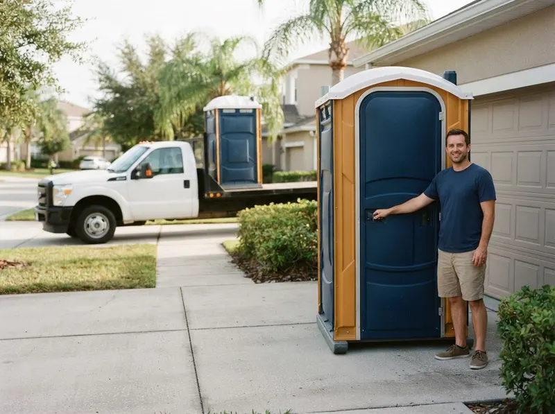 Standard Construction Portable Toilet in Orlando, FL